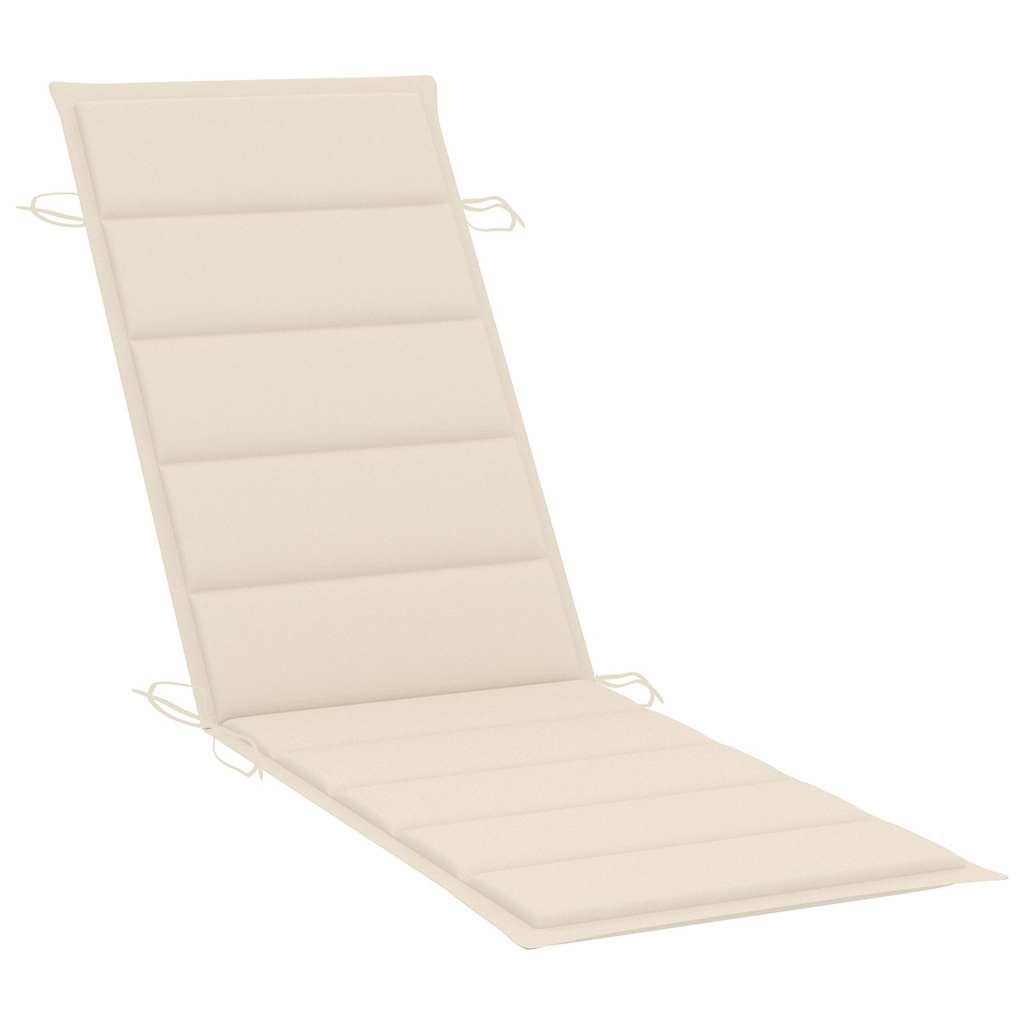 Sun loungers with cushions 2 pcs solid acacia wood