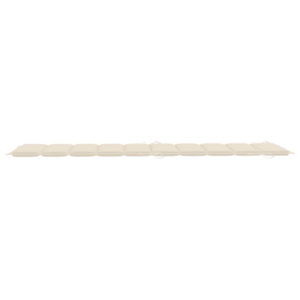 Sun loungers with cushions 2 pcs solid acacia wood