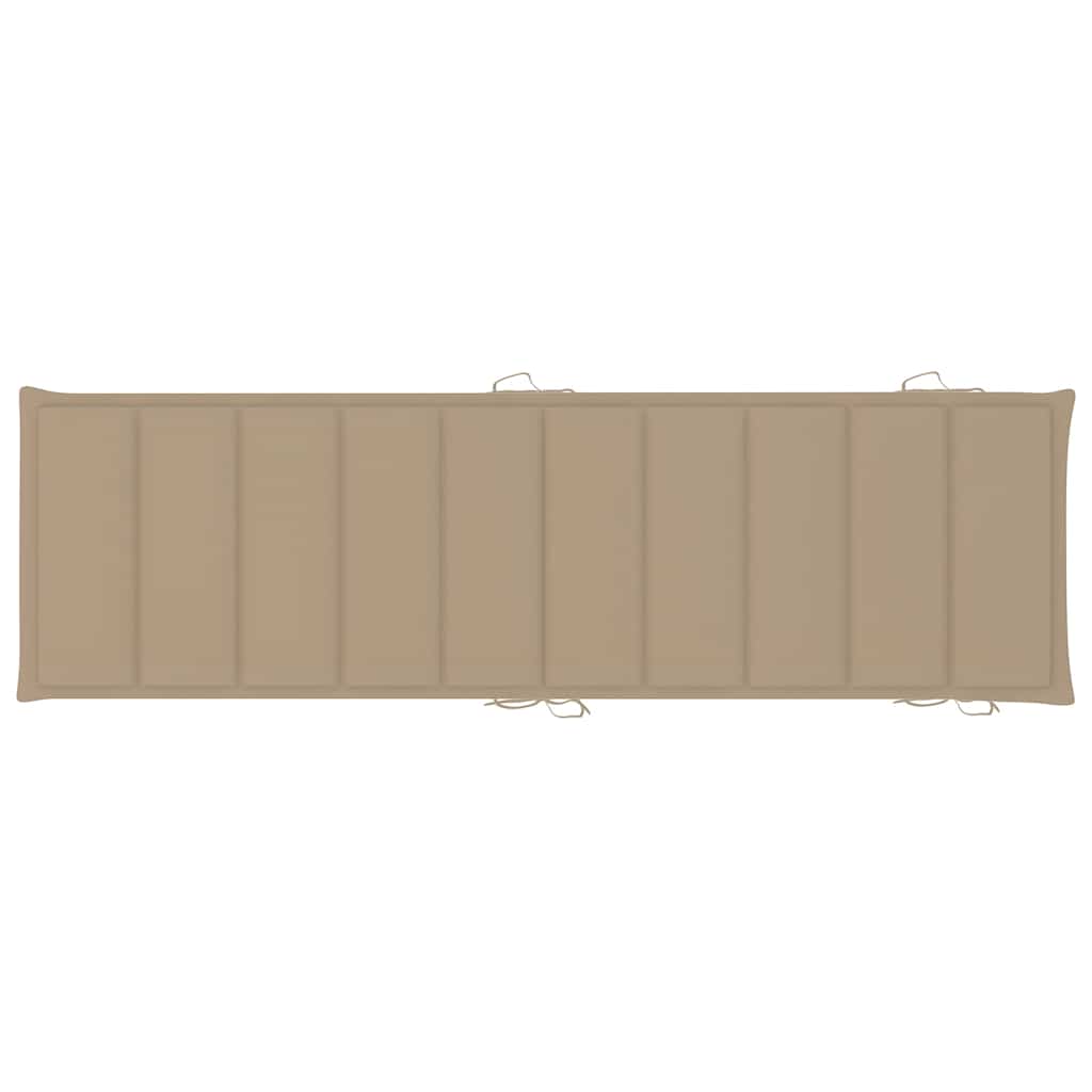 Espreguiçadeiras com almofadões 2 pcs madeira de acácia maciça