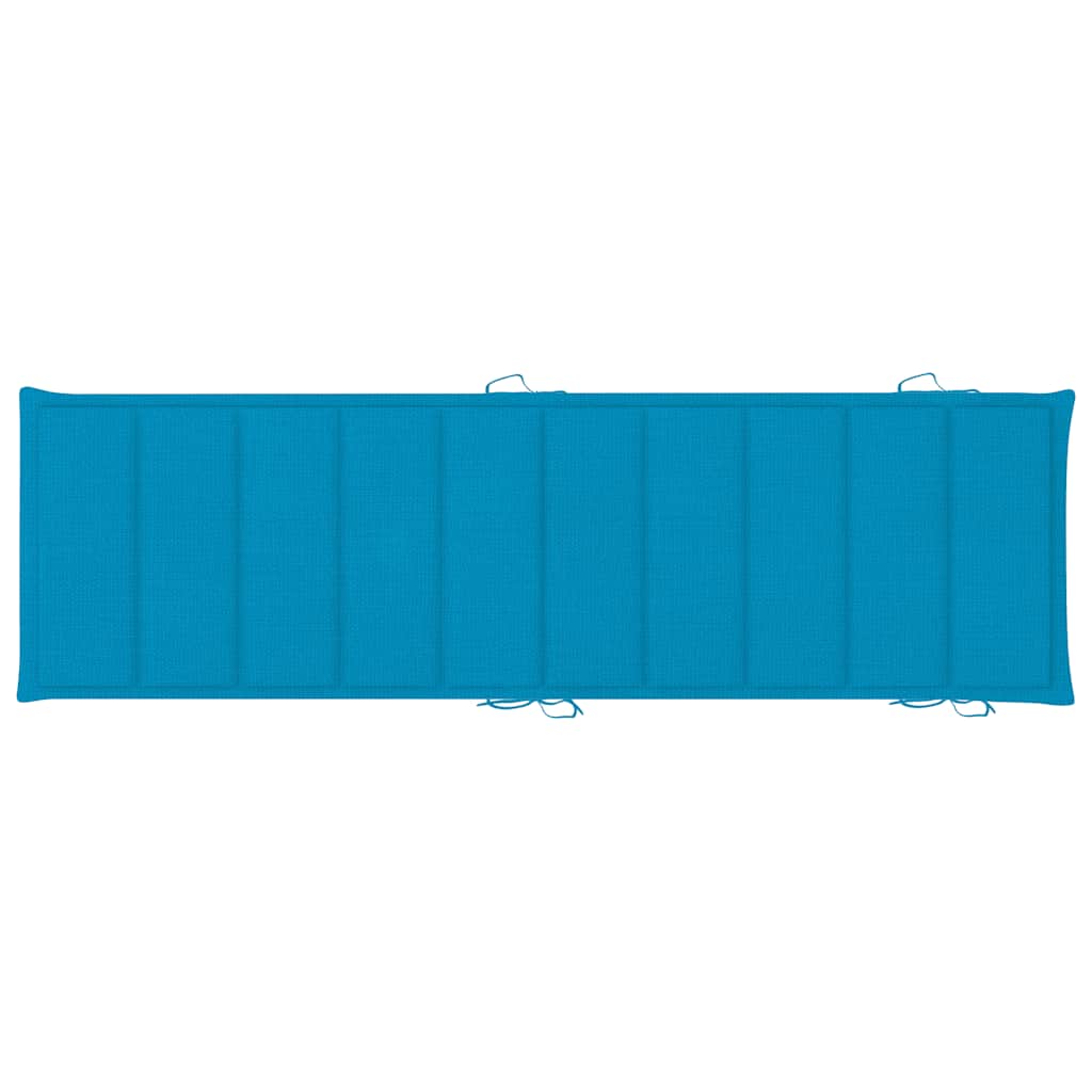 Espreguiçadeiras com almofadões 2 pcs madeira de acácia maciça