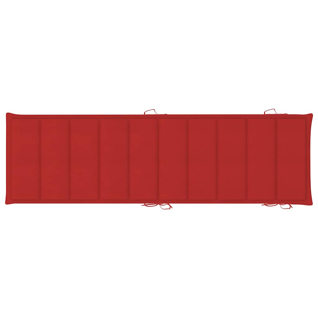 Espreguiçadeiras com almofadões 2 pcs madeira de acácia maciça
