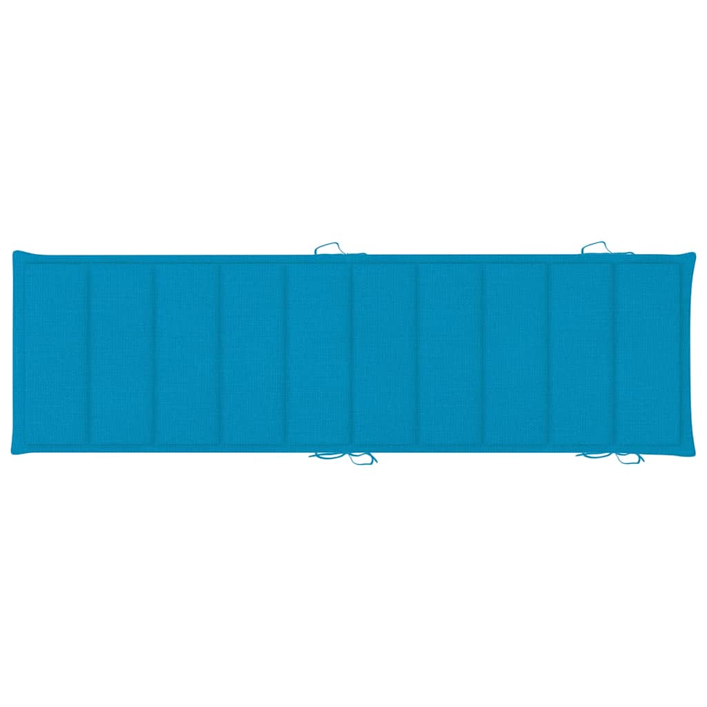 Espreguiçadeiras com mesa e almofadões 2 pcs acácia maciça