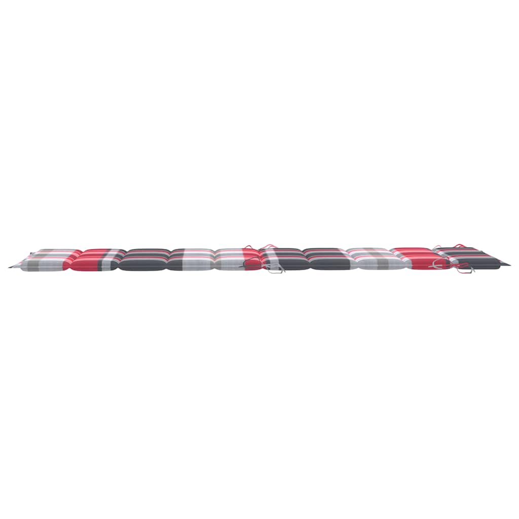 Espreguiçadeiras com mesa e almofadões 2 pcs acácia maciça