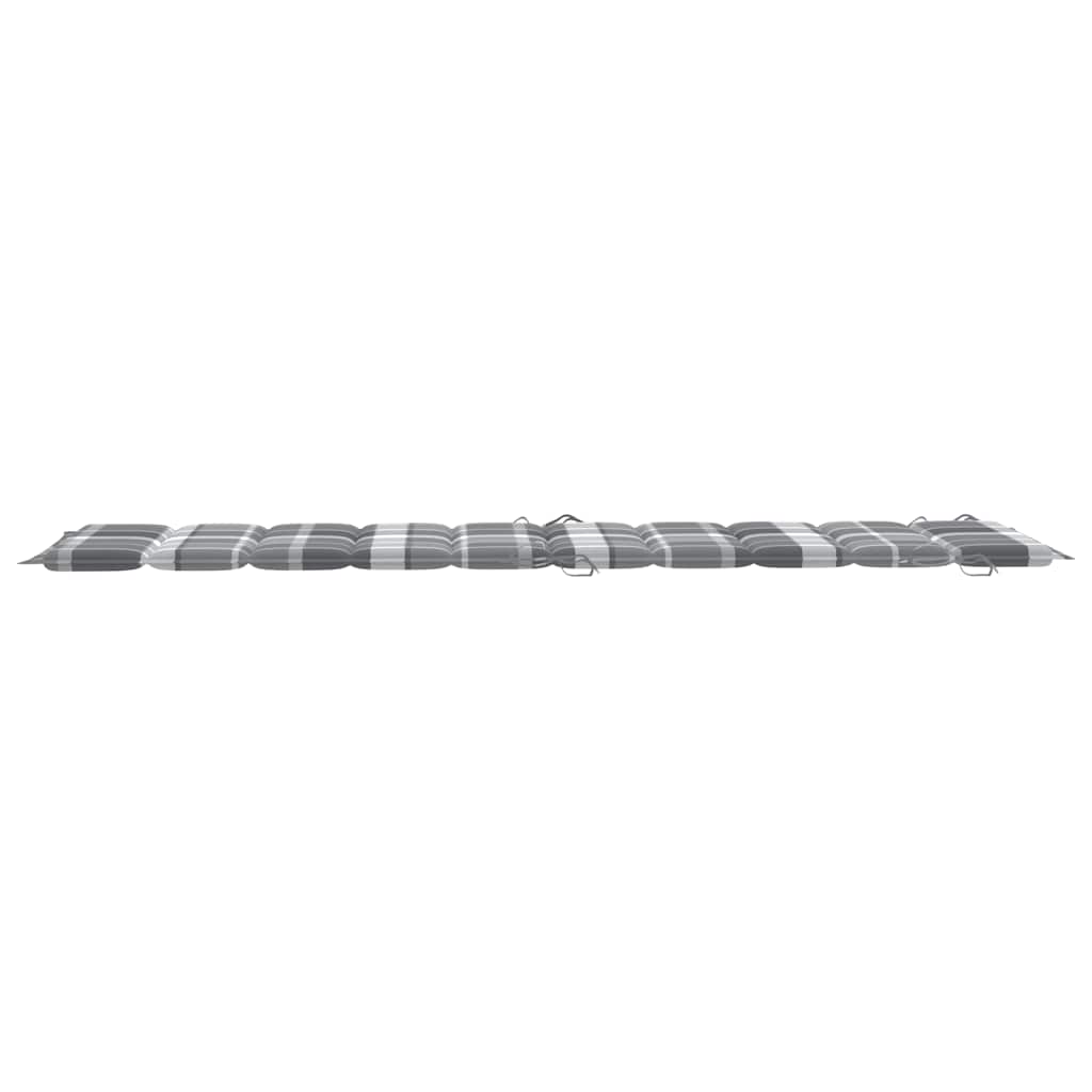 Espreguiçadeiras com mesa e almofadões 2 pcs acácia maciça