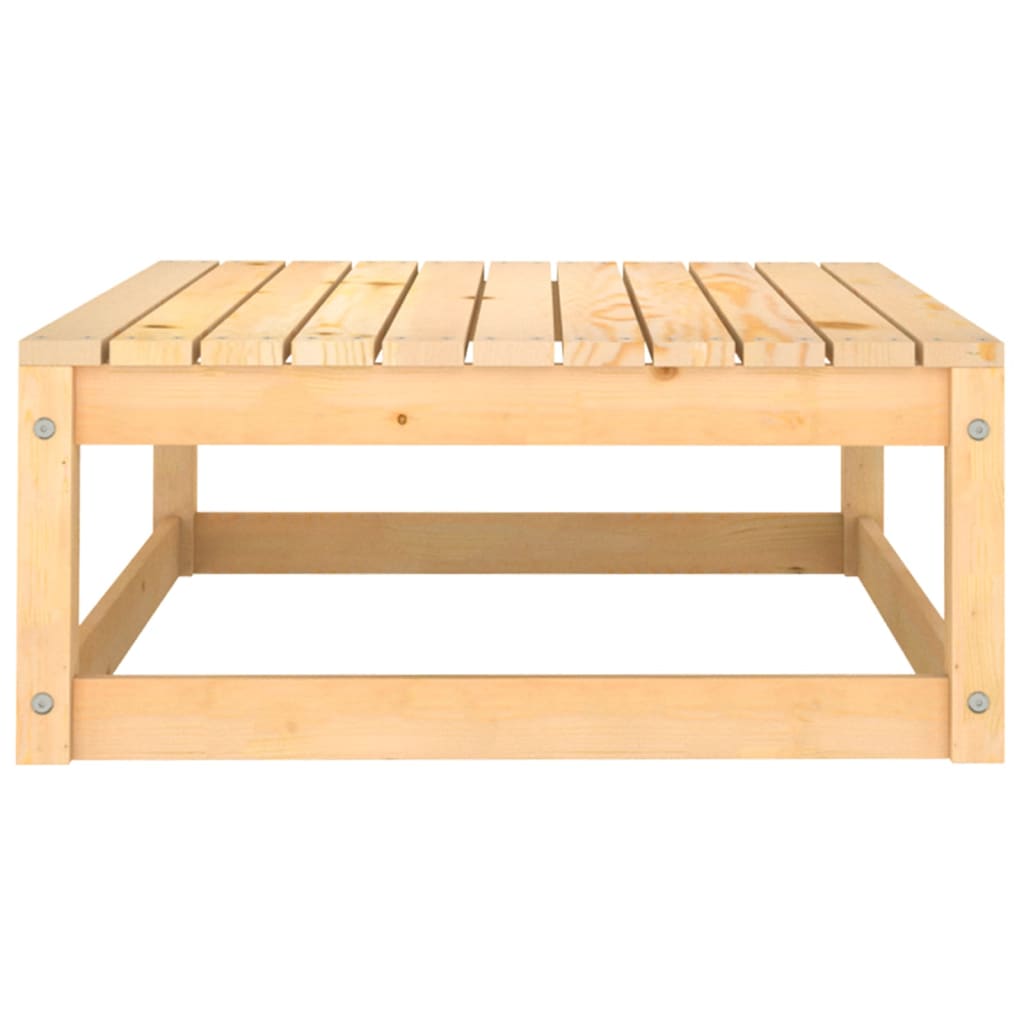 10 pcs conjunto lounge de jardim pinho maciço