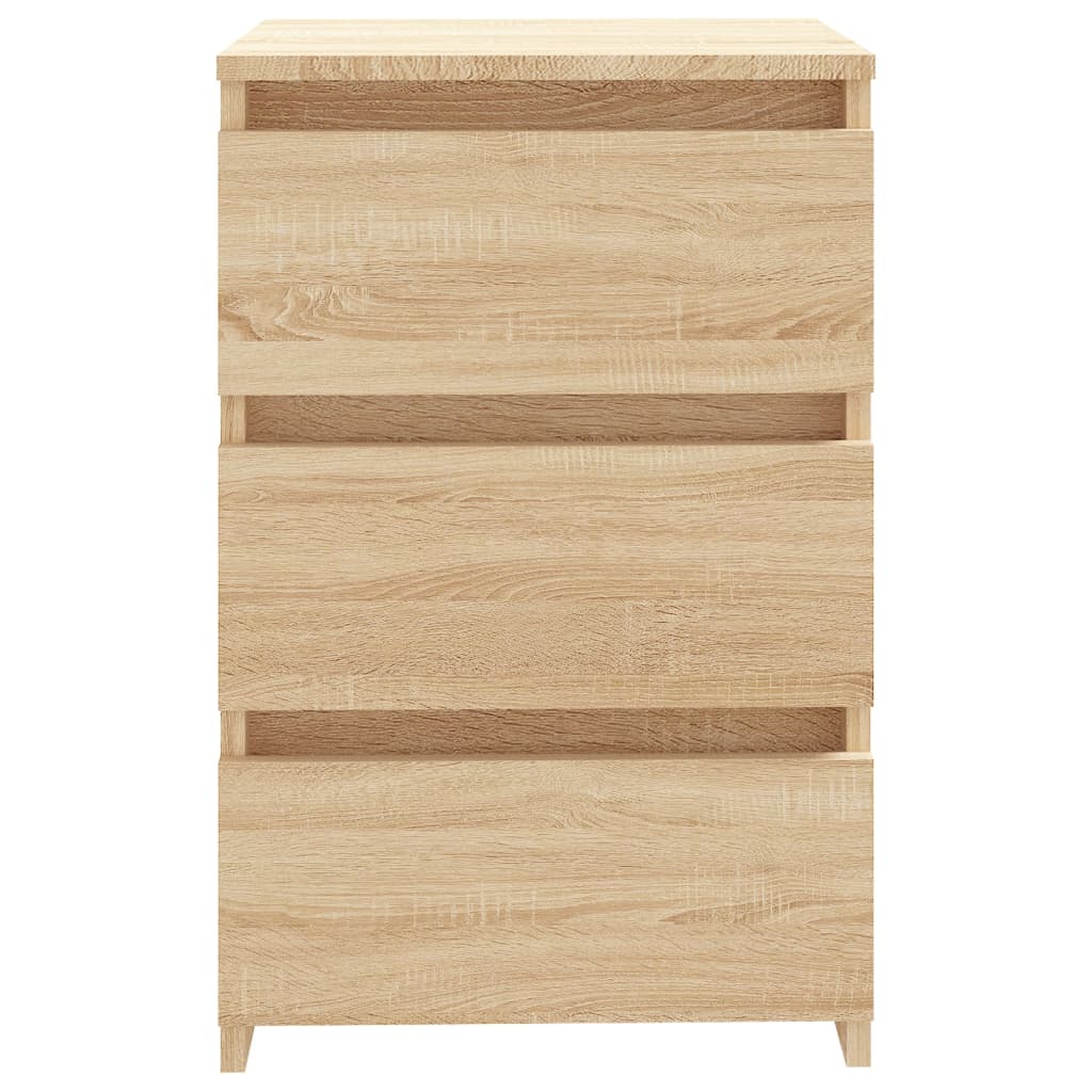 Bedside table 40x35x62.5 cm derived from Sonoma oak wood
