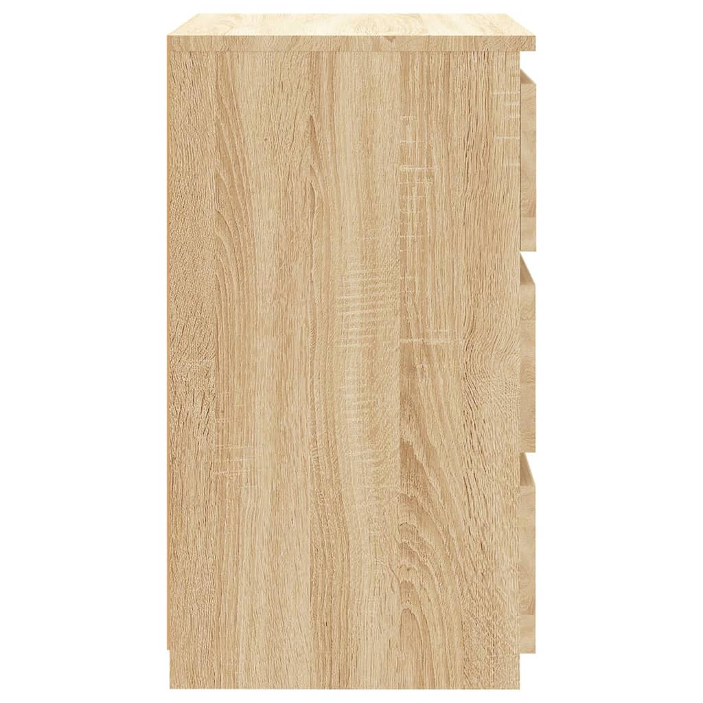 Bedside table 40x35x62.5 cm derived from Sonoma oak wood