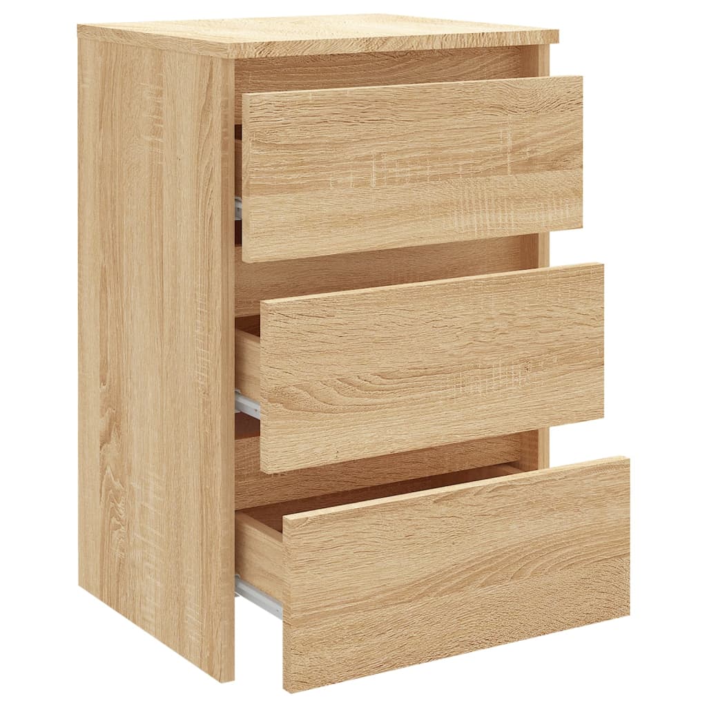 Bedside table 40x35x62.5 cm derived from Sonoma oak wood