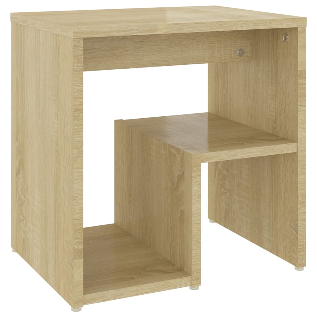 Bedside tables 2 pcs made of wood, Sonoma oak