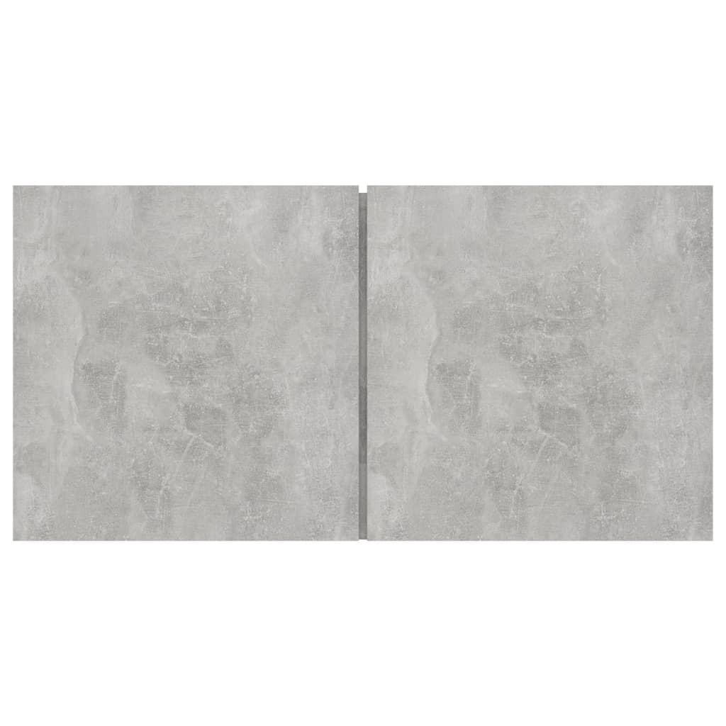 10 pcs cement grey plywood TV furniture set