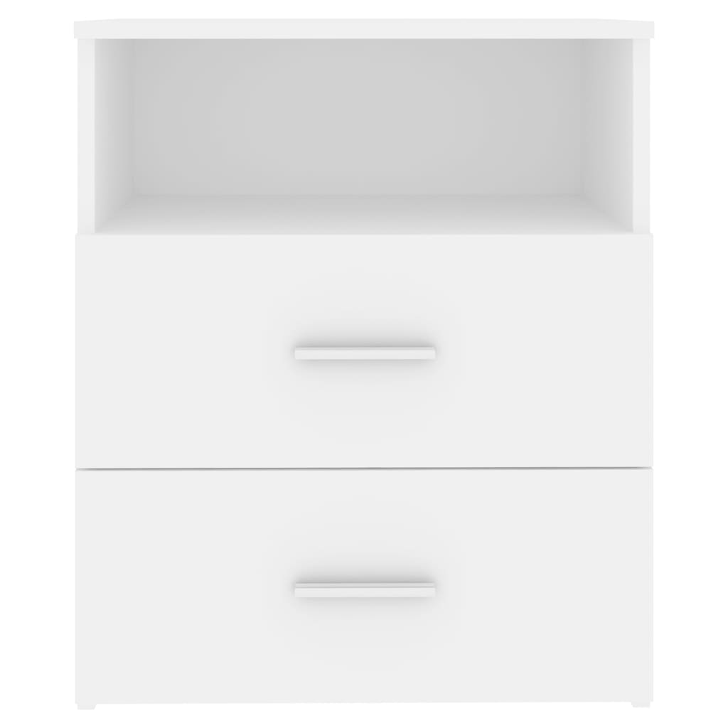Bedside table 50x32x60 cm white