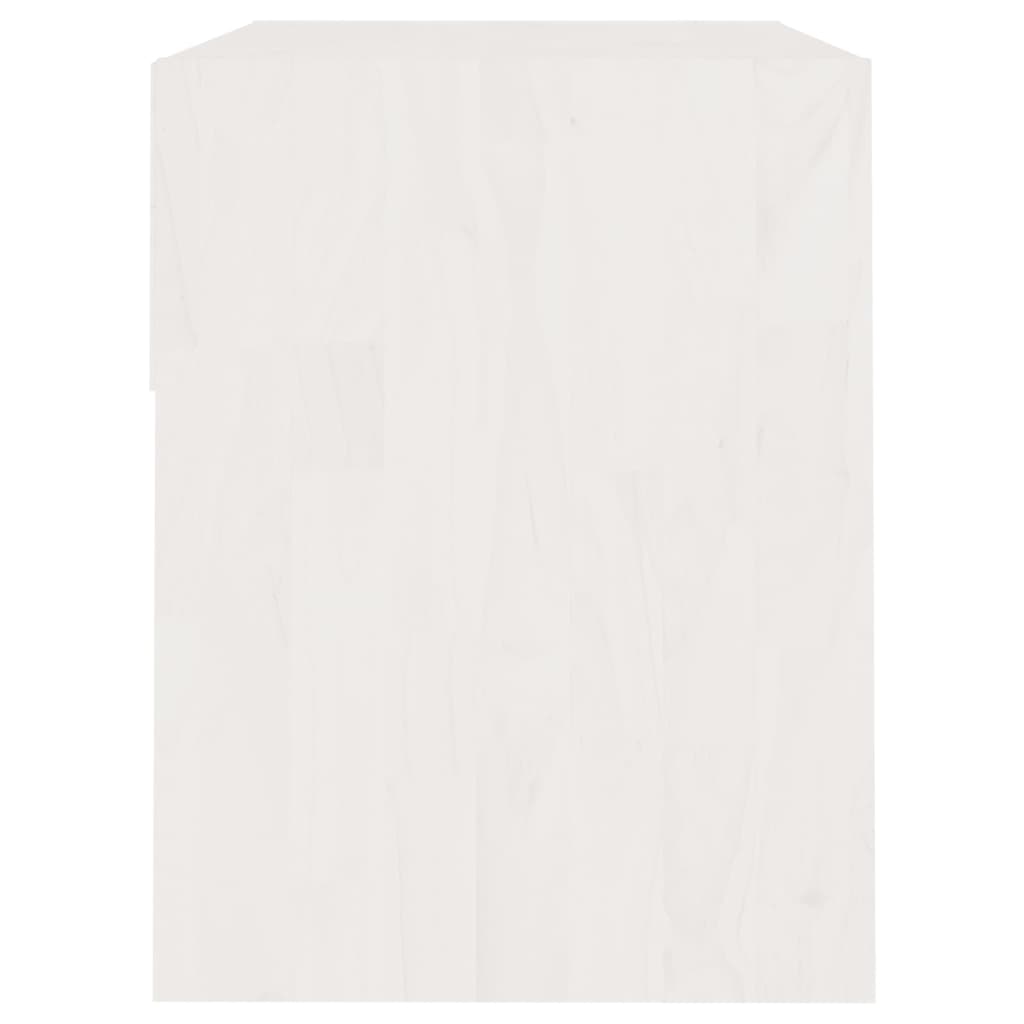 Bedside tables 2 pcs 40x31x40 cm solid pine white