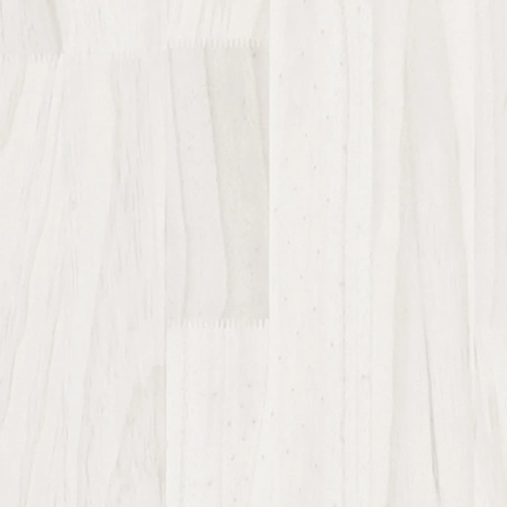 Bedside tables 2 pcs 40x31x40 cm solid pine white