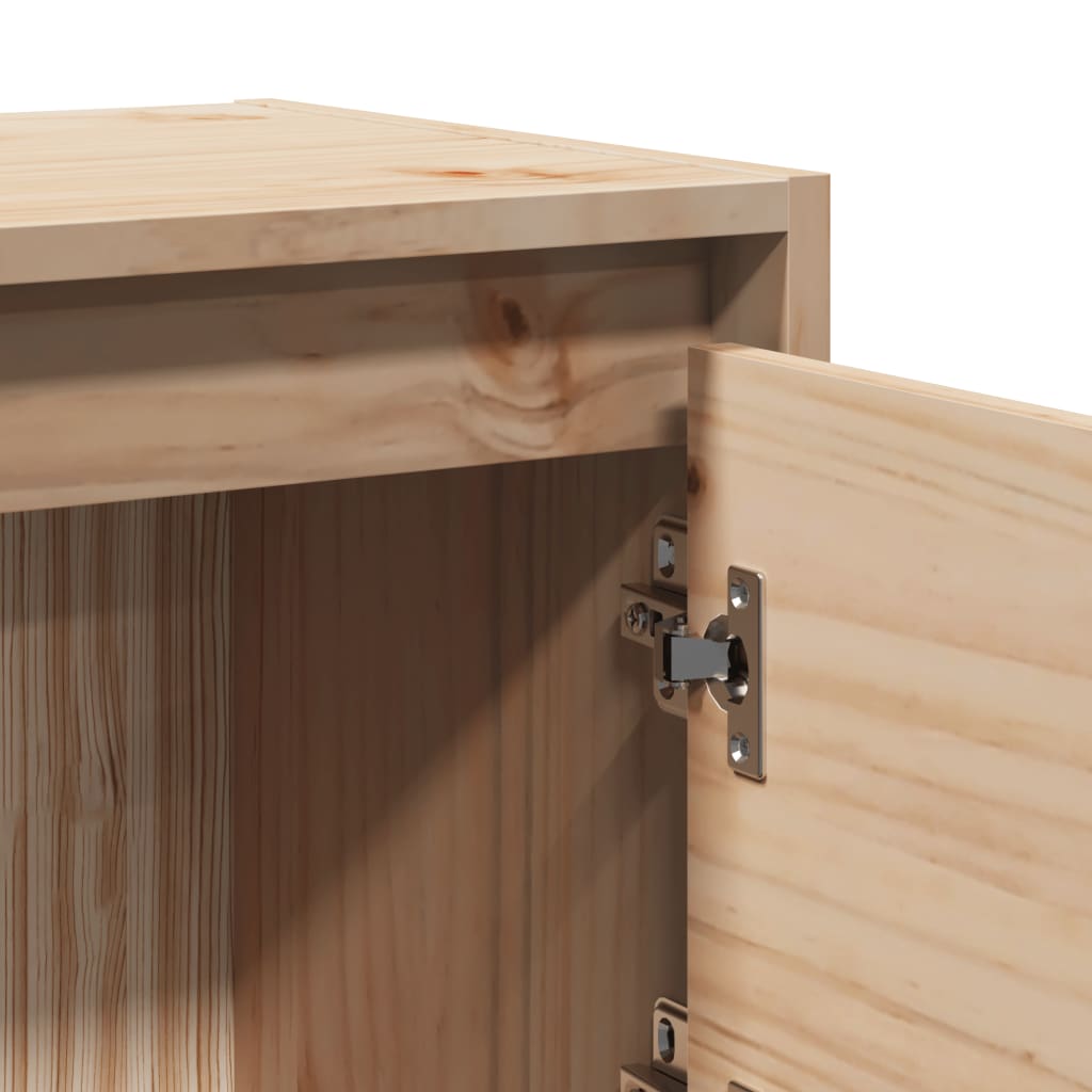Bedside tables 2 pcs 40x30.5x40 cm solid pine wood