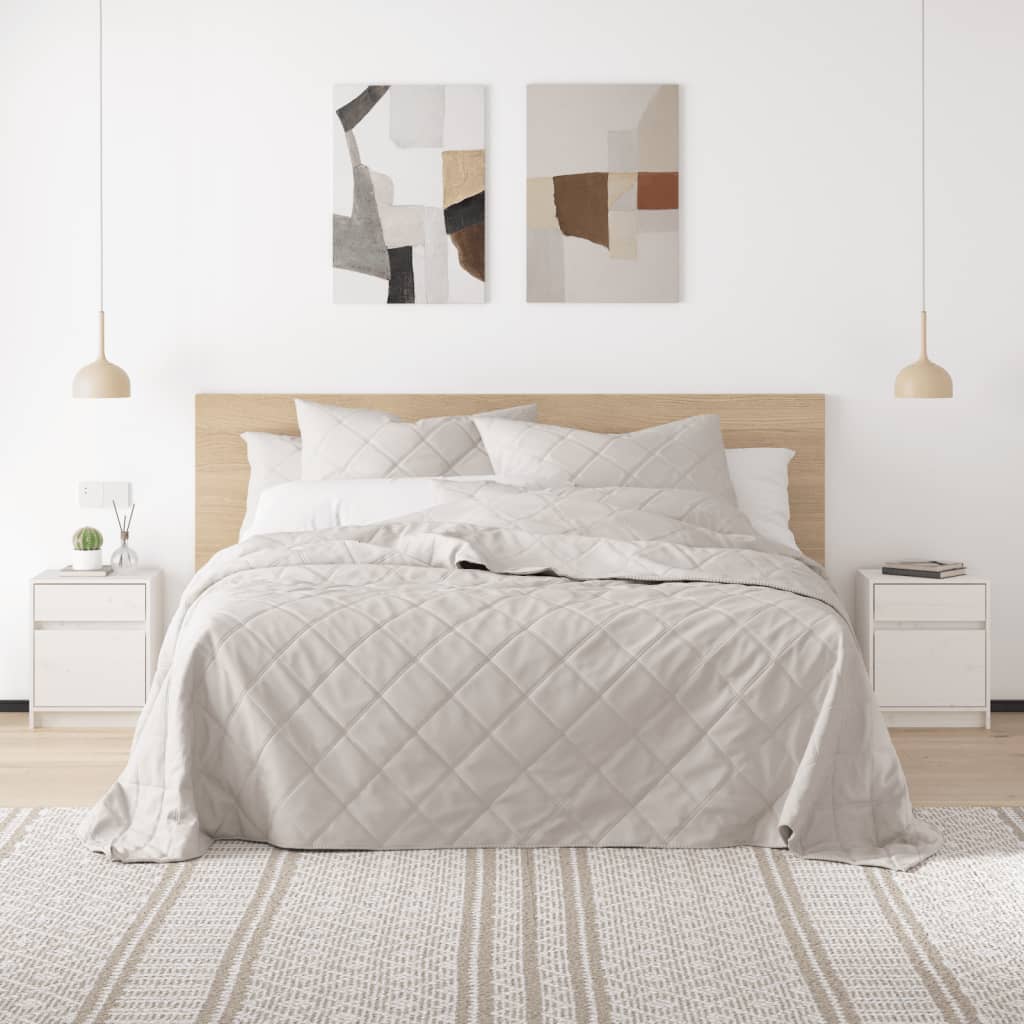 Bedside tables 2 pcs 40x31x50 cm solid pine white