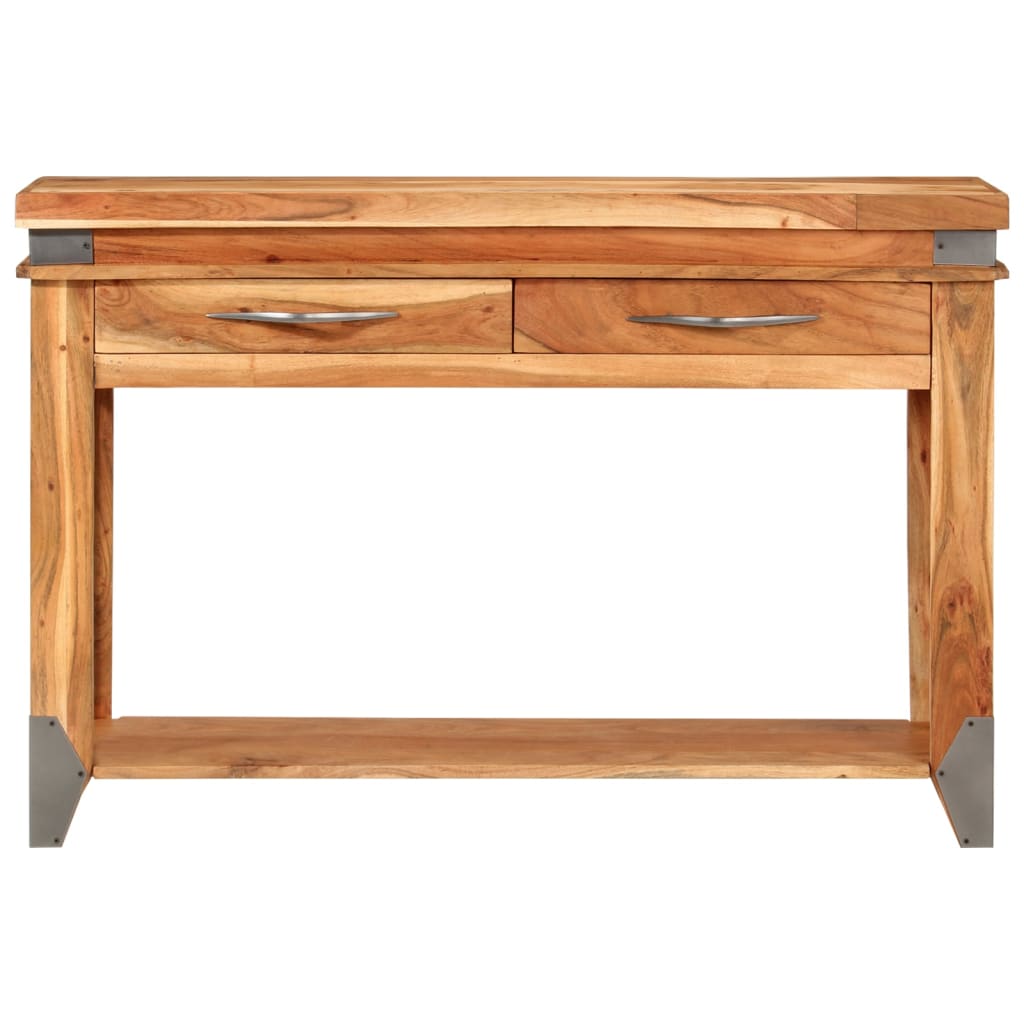 Console table 110x34x74 cm solid acacia wood