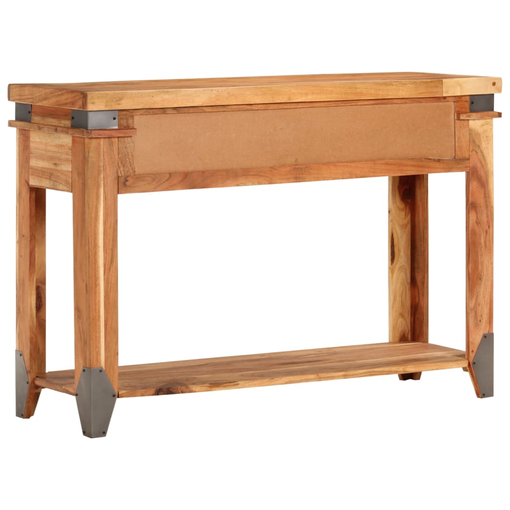 Console table 110x34x74 cm solid acacia wood