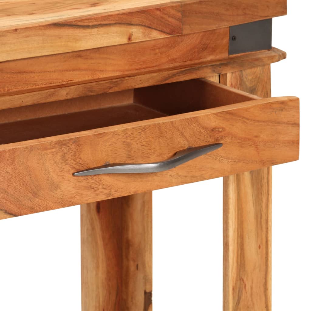 Console table 110x34x74 cm solid acacia wood