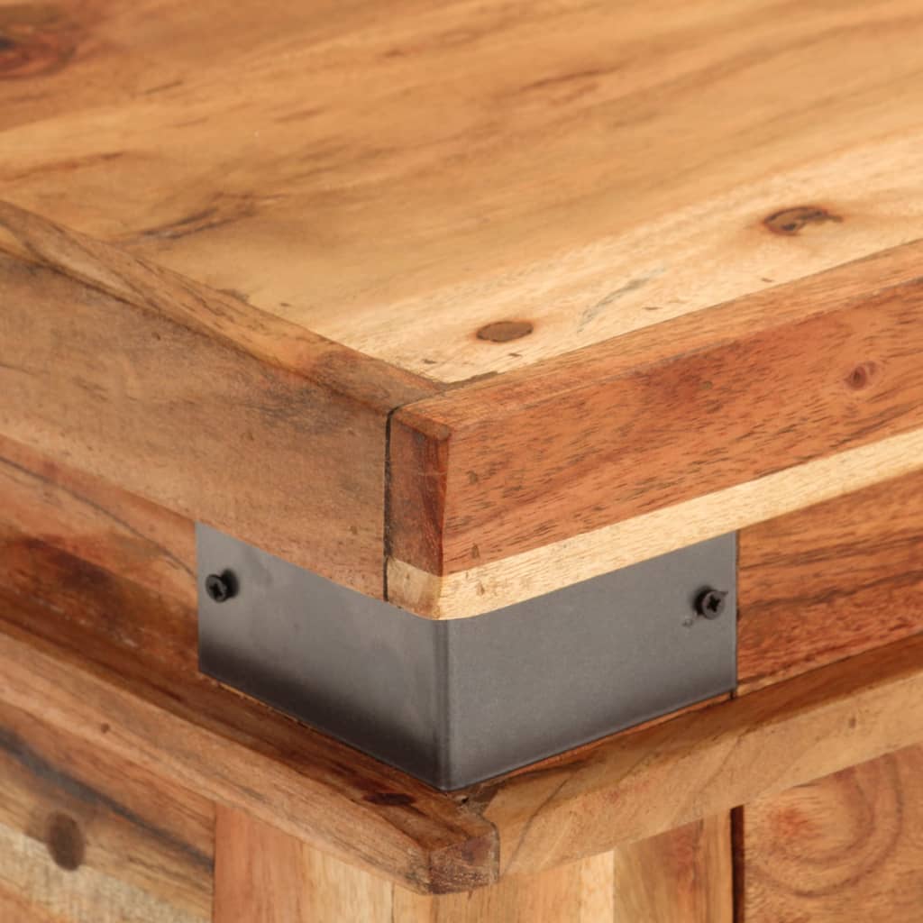 Console table 110x34x74 cm solid acacia wood