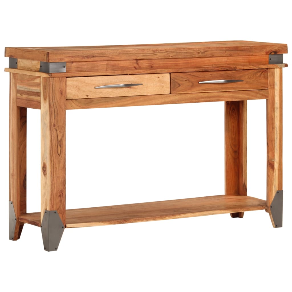 Console table 110x34x74 cm solid acacia wood