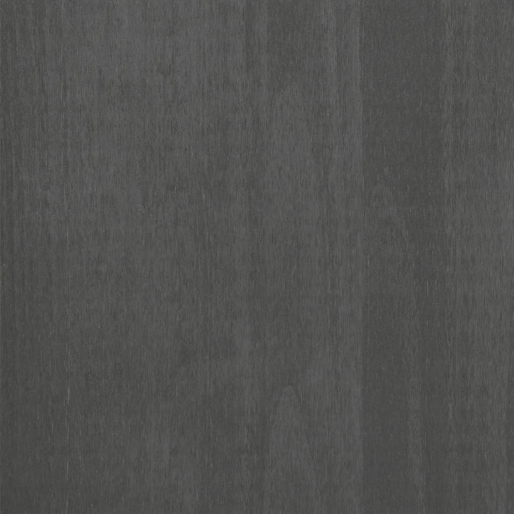 Mesa de cabeceira HAMAR 40x35x44,5 cm pinho maciço cinza-escuro