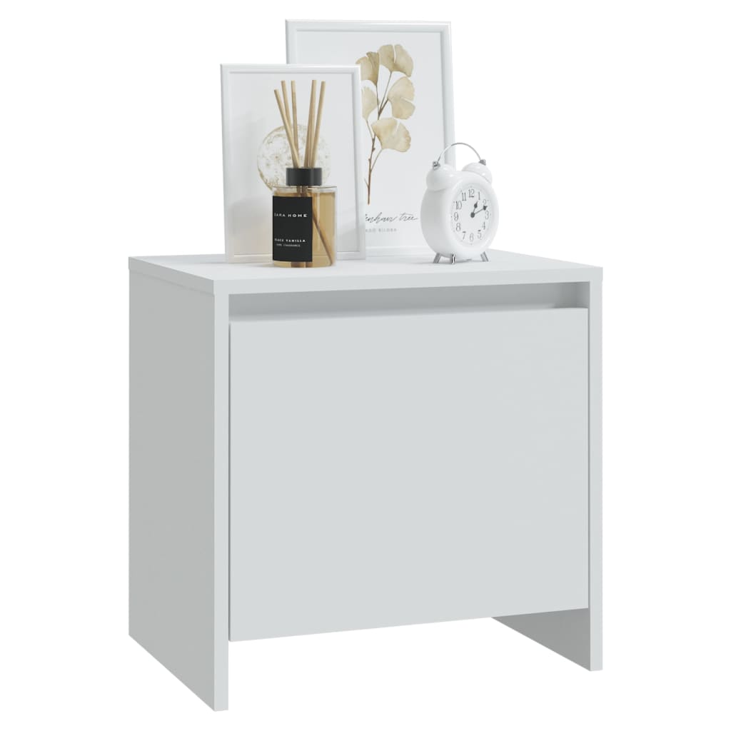Mesa de cabeceira 45x34x44,5 cm aglomerado branco