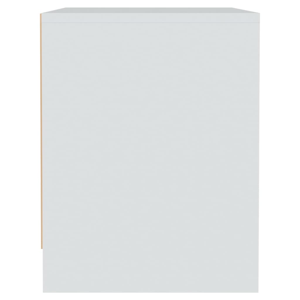 Mesa de cabeceira 45x34x44,5 cm aglomerado branco