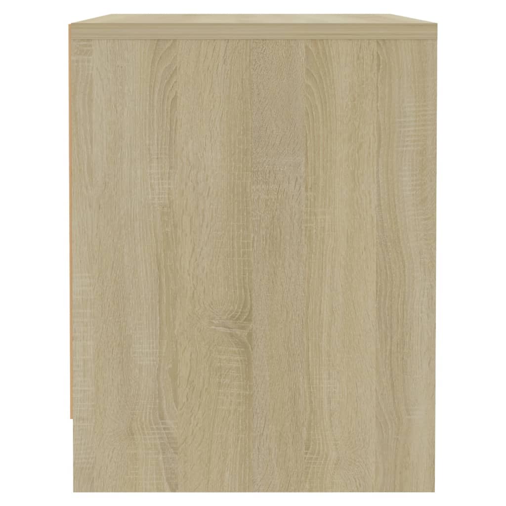 Mesa cabeceira 45x34x44,5cm derivados madeira carvalho sonoma