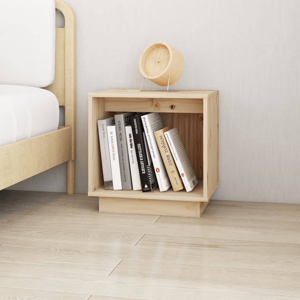 Bedside tables 2 pcs 40x30x40 cm solid pine wood