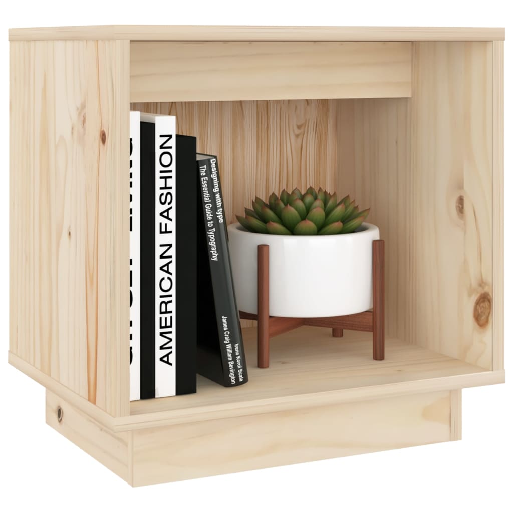Bedside tables 2 pcs 40x30x40 cm solid pine wood