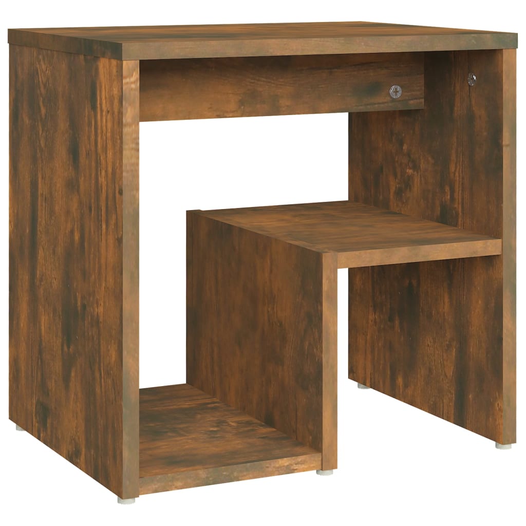 Bedside tables 2 pcs 40x30x40 cm smoked oak wood
