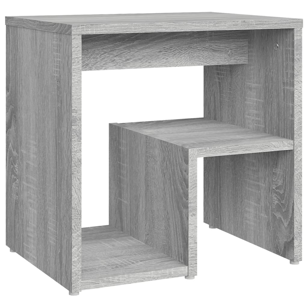 Bedside tables 2 pcs 40x30x40 cm wood processed Sonoma grey