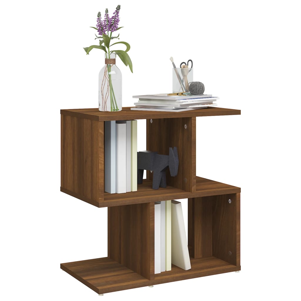 Bedside tables 2pcs 50x30x51.5cm derived from cast oak wood.