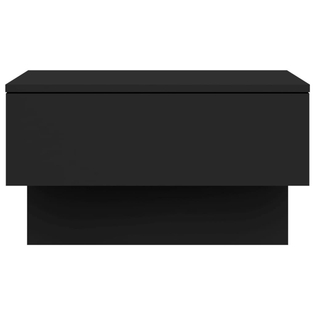 Mesa de cabeceira montagem na parede preto
