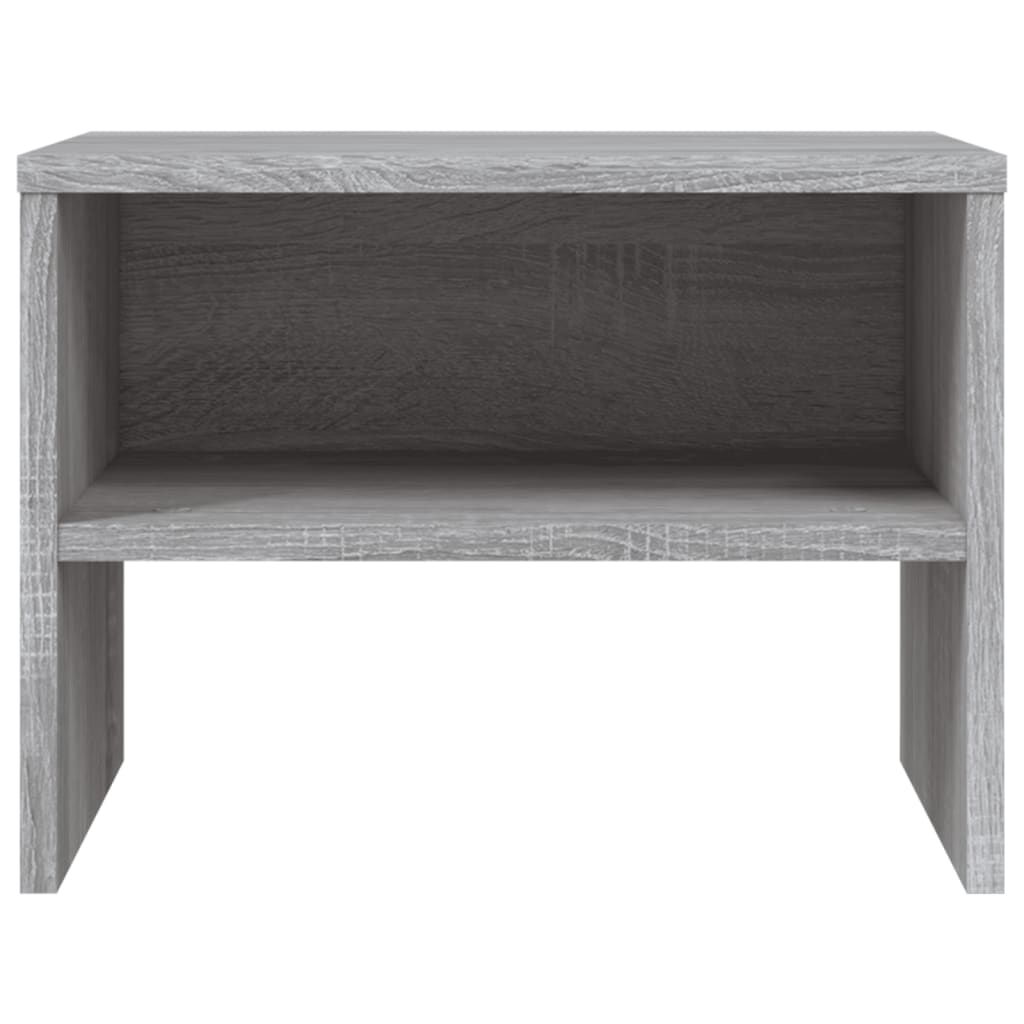Bedside table 2 pcs 40x30x30 cm wood derivatives gray sonoma