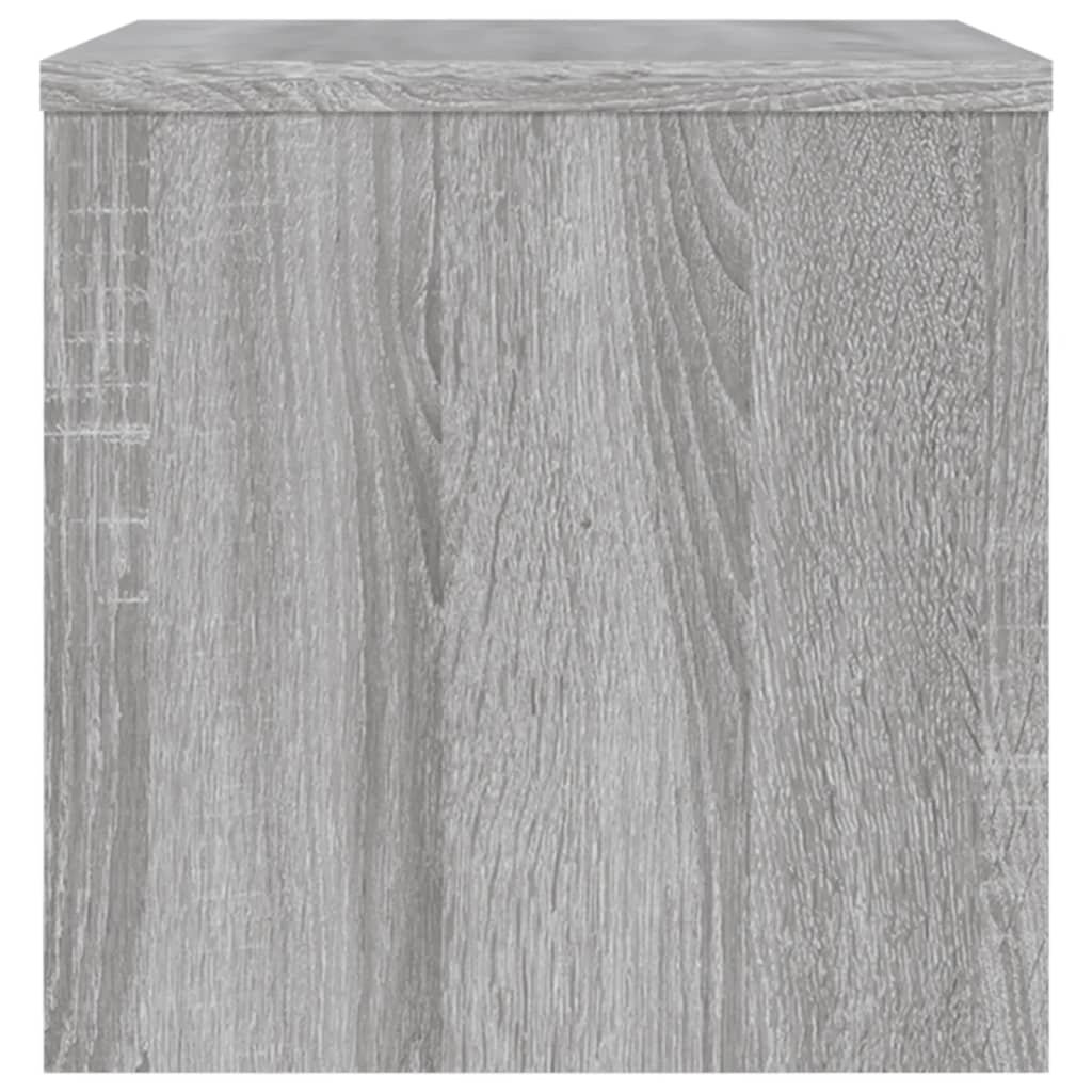 Bedside table 2 pcs 40x30x30 cm wood derivatives gray sonoma