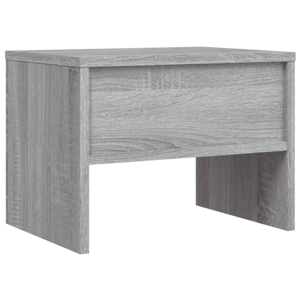 Bedside table 2 pcs 40x30x30 cm wood derivatives gray sonoma