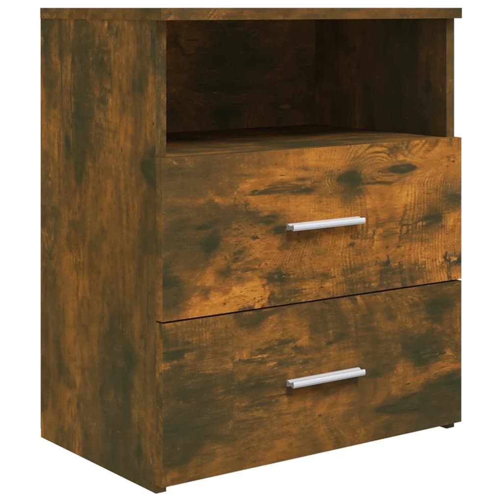 Bedside tables 2 pcs 50x32x60 cm smoked oak color