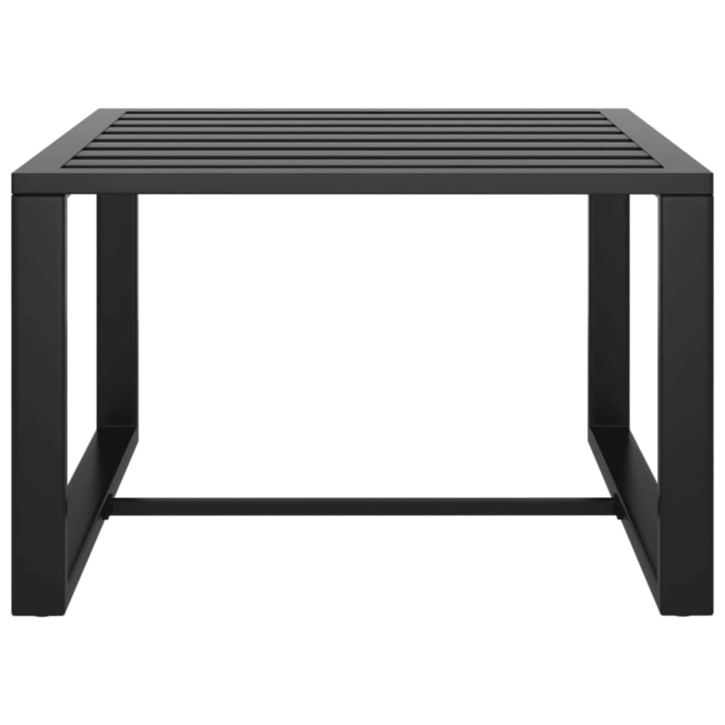 10 pcs conjunto lounge jardim com almofadões alumínio antracite