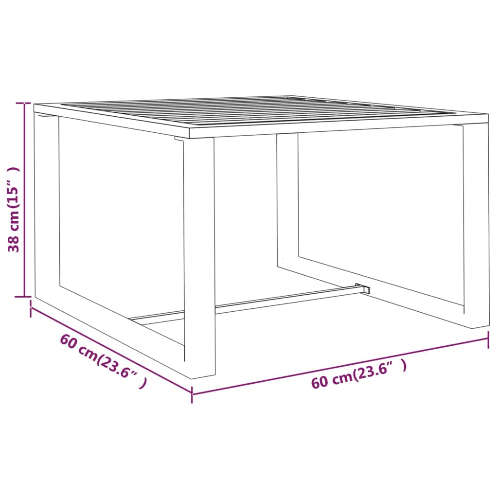 10 pcs conjunto lounge jardim com almofadões alumínio antracite