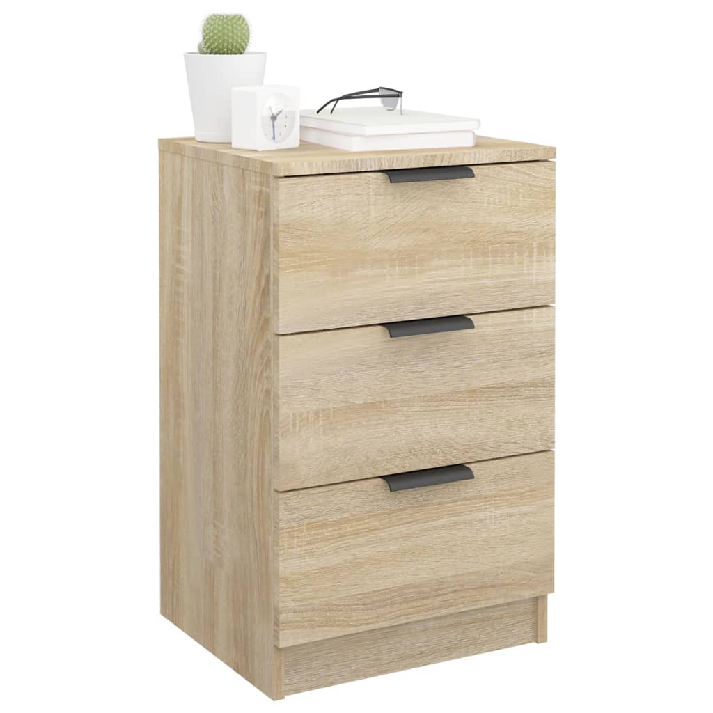 Bedside table 40x36x65 cm color Sonoma oak