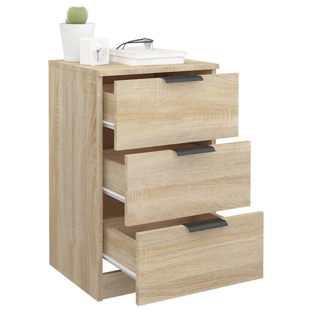 Bedside table 40x36x65 cm color Sonoma oak