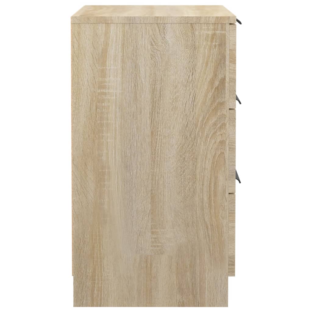 Bedside table 40x36x65 cm color Sonoma oak