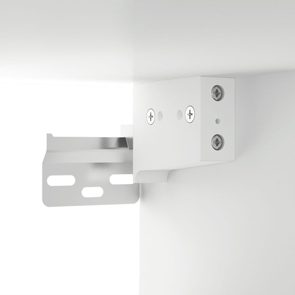 Bedside table wall mount 34x30x20 cm white