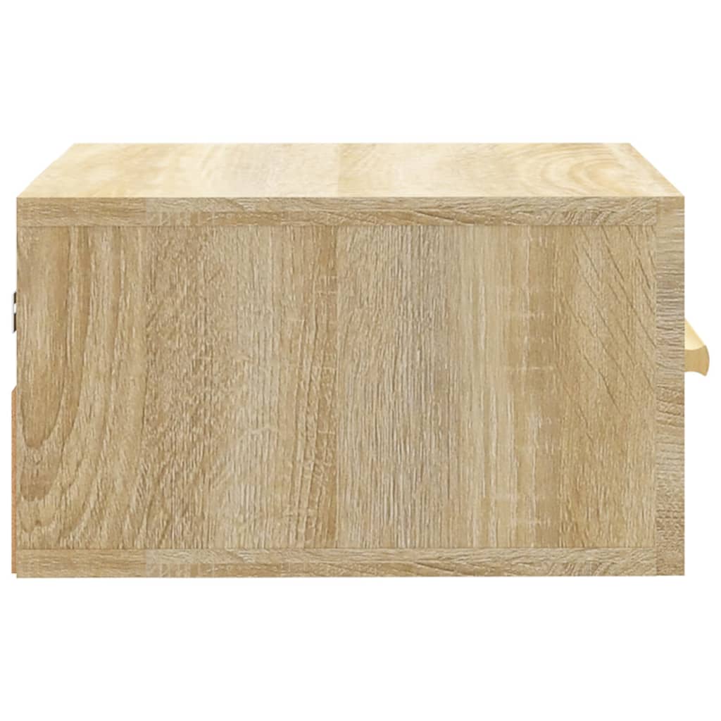 Bedside tables wall 2 pcs 35x35x20 cm color Sonoma oak