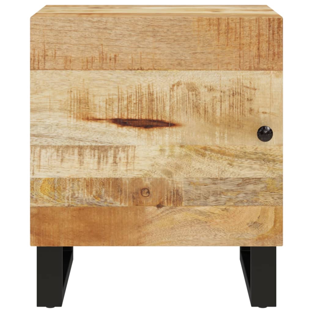 Mesa de cabeceira 40x33x46 cm madeira de mangueira maciça