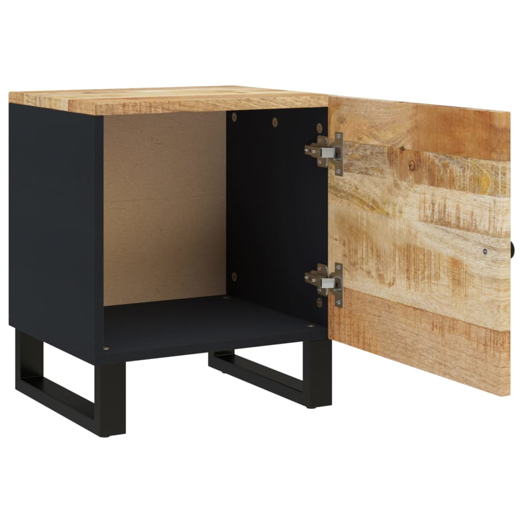 Bedside tables 2 pcs 40x33x46 cm solid mango wood