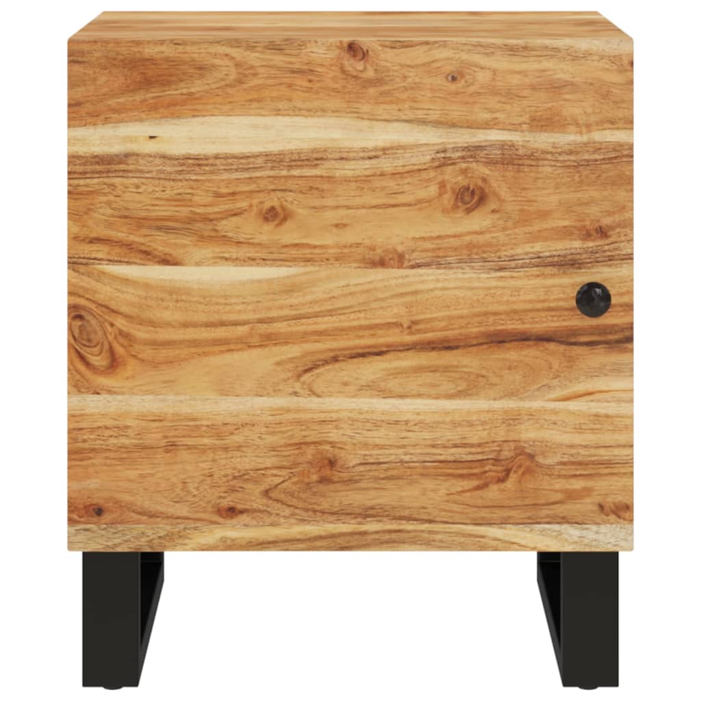 Bedside table 40x33x46 cm solid acacia wood
