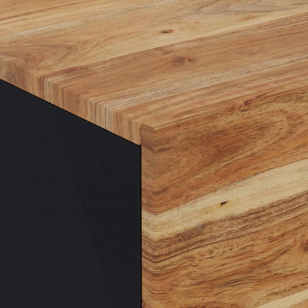 Bedside table 40x33x46 cm solid acacia wood