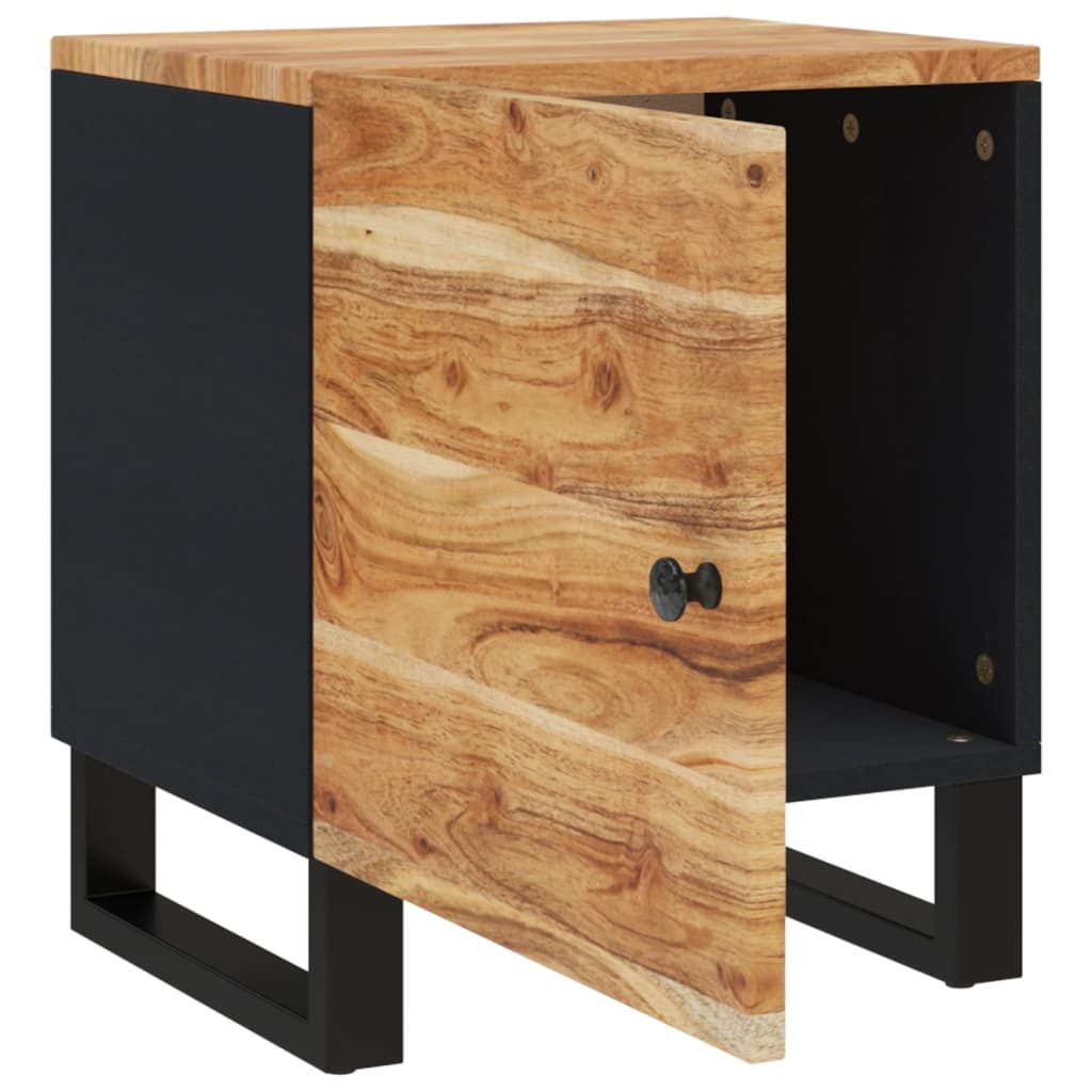 Bedside table 40x33x46 cm solid acacia wood